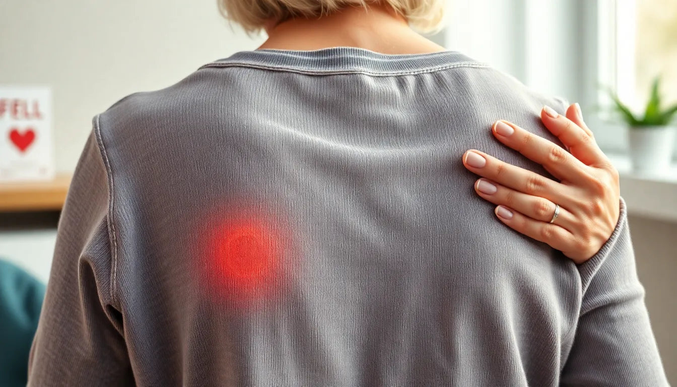Rückenschmerzen in der Menopause verstehen und lindern - Illustration