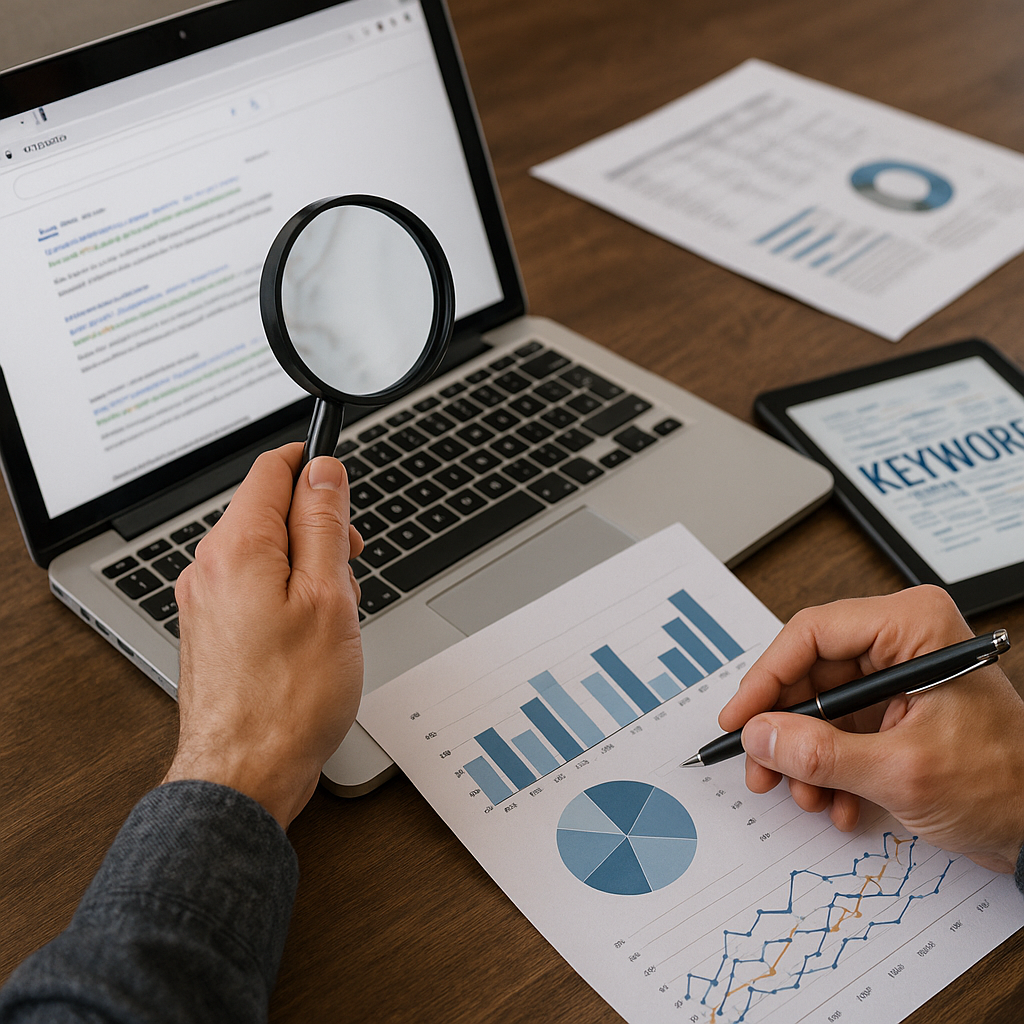 Entfesseln Sie das Potenzial Ihrer SERP-Analyse: So finden Sie Content-Lücken und Wettbewerbsvorteile - Illustration