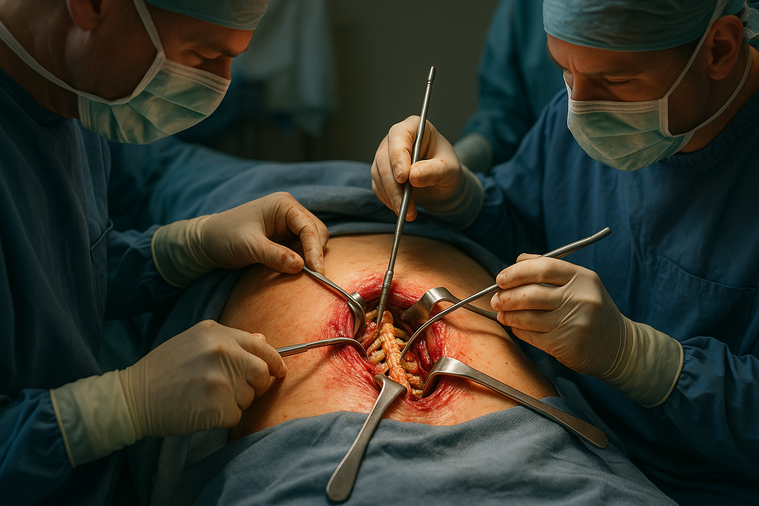 Spinalstenose-OP: Risiken verstehen und Komplikationen vermeiden - Illustration