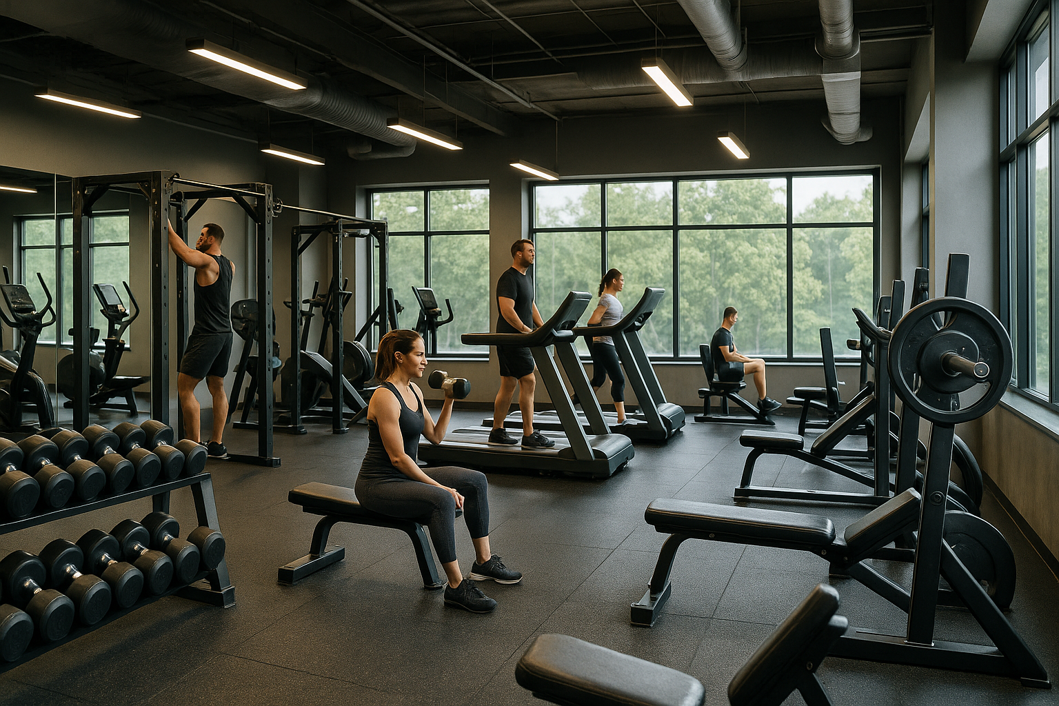 Entdecke dein Potenzial: Wie du das richtige fitnessstudio für deine Ziele findest - Illustration