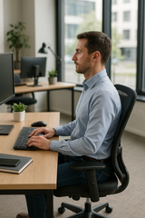 Entdecke die besten Strategien für eine gesunde Körperhaltung im Büro