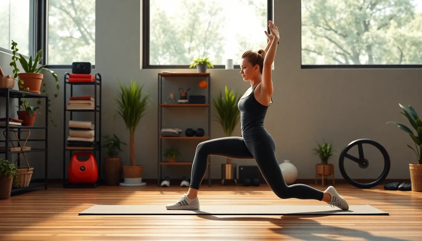 Übungsleser entdecken die besten dehnübungen auf Englisch - Illustration