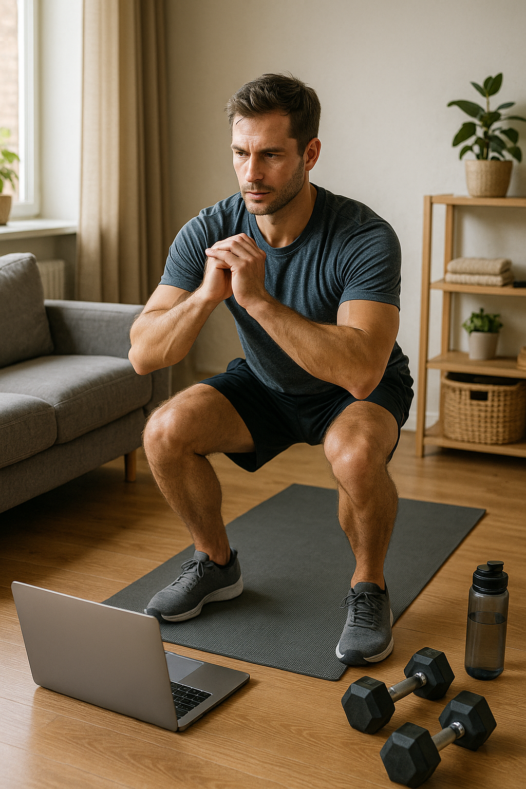 Effektiv und flexibel: wie Sie mit einfachen Übungen zu Hause fit bleiben