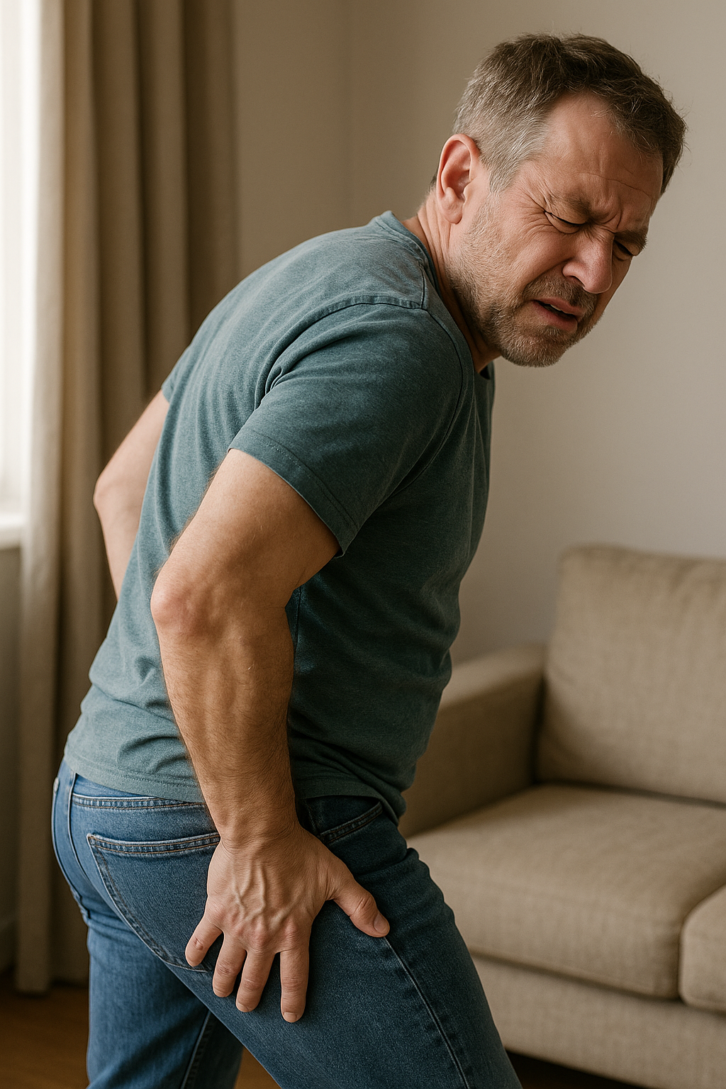 Einseitige Gesäßschmerzen: Ursachen verstehen und Lösungen finden - Illustration