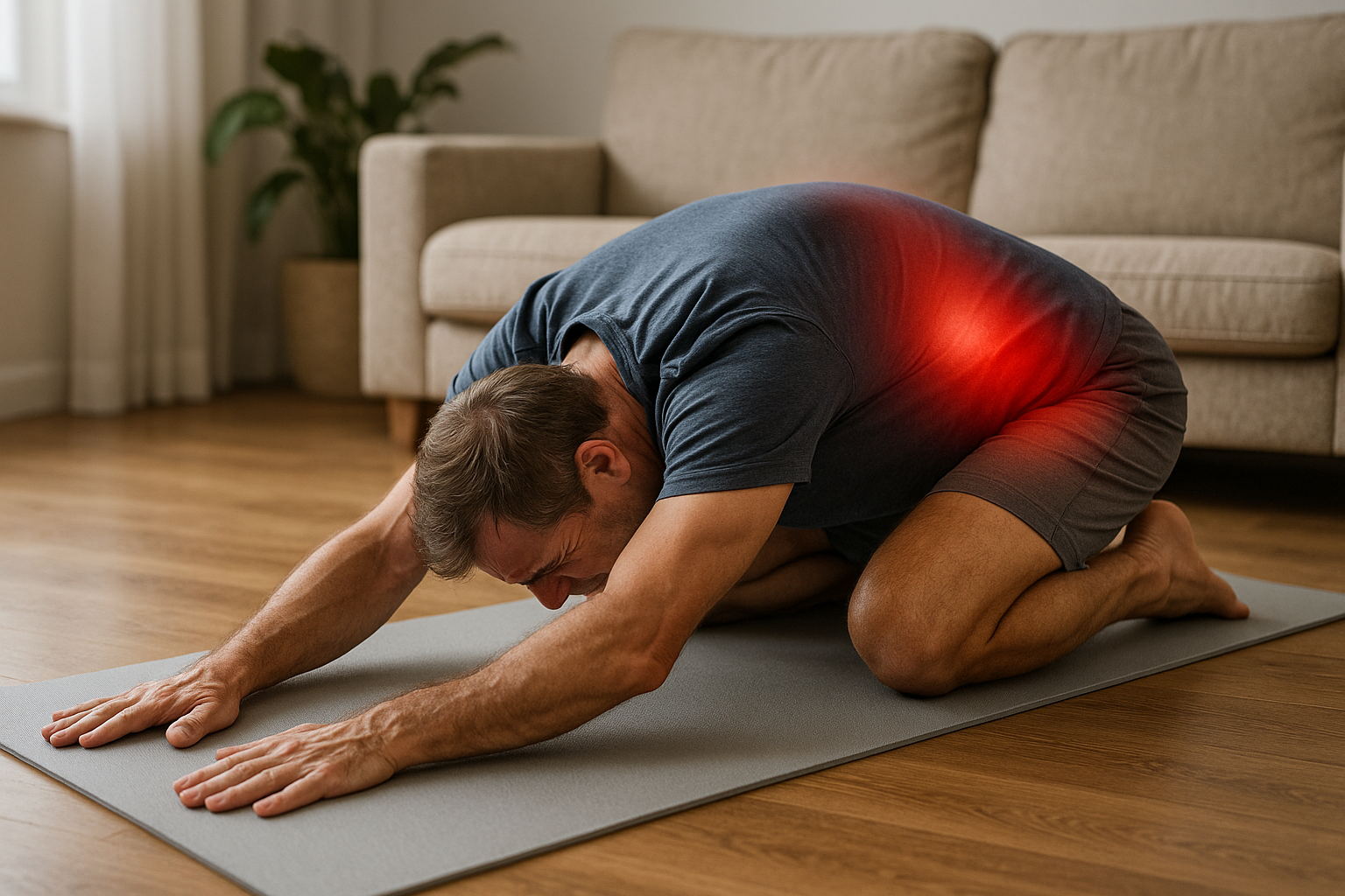 Übungsleser entdecken die besten dehnübungen für einen schmerzfreien rücken - Illustration