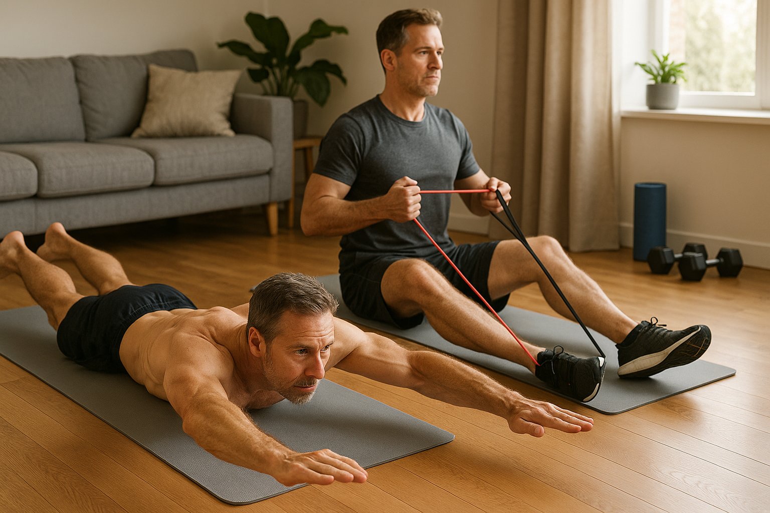 Rückenübungen leicht gemacht: So stärken Sie Ihren Rücken effektiv - Illustration