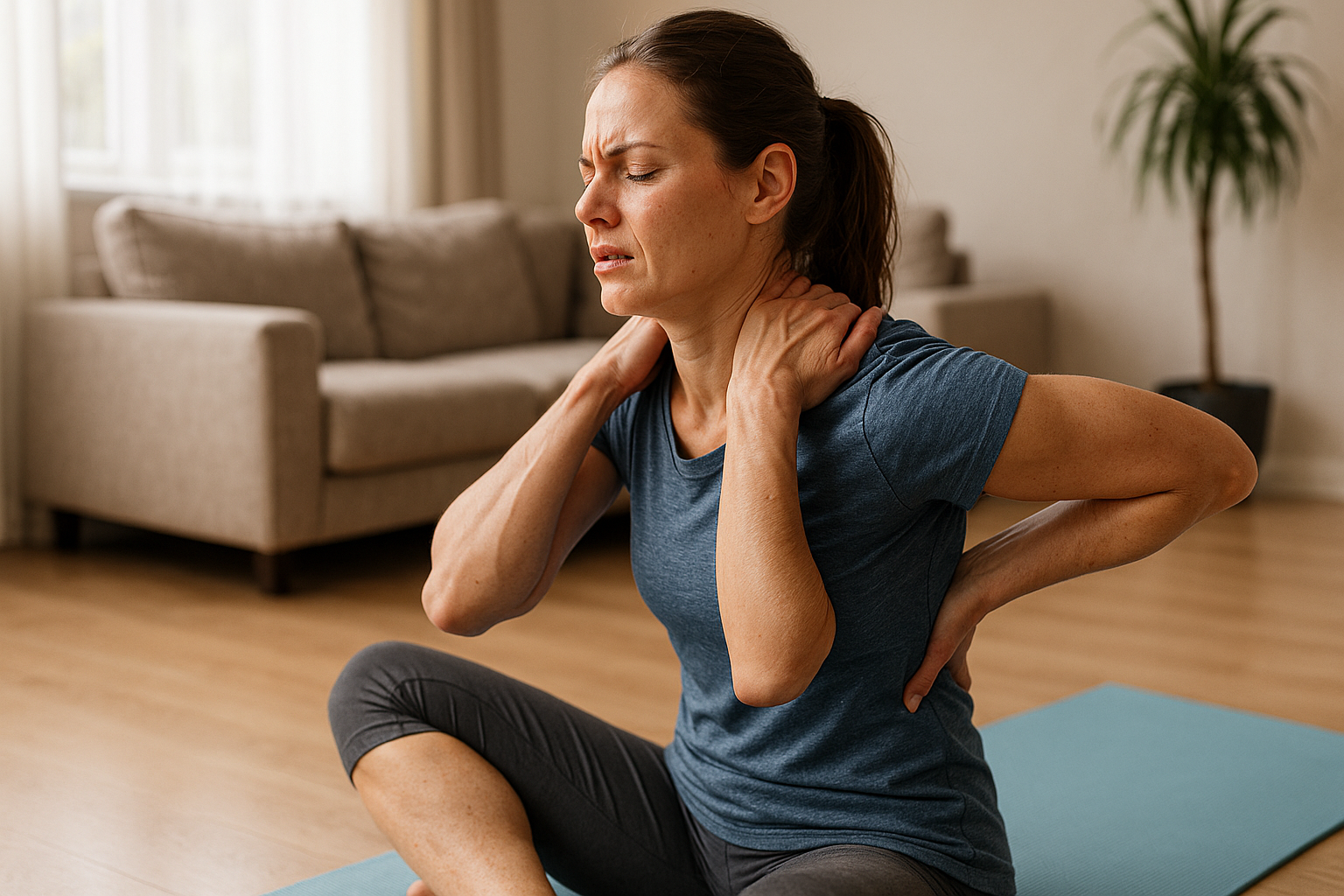 Übungsleser aufgepasst: so lösen Sie Rückenverspannungen mit einfachen Übungen - Illustration