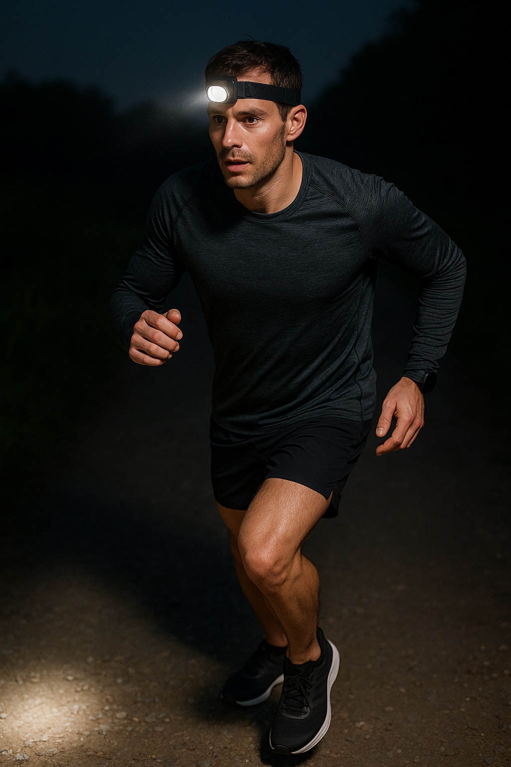 Erleuchte deinen Lauf: die beste stirnlampe für Sicherheit und Komfort - Illustration