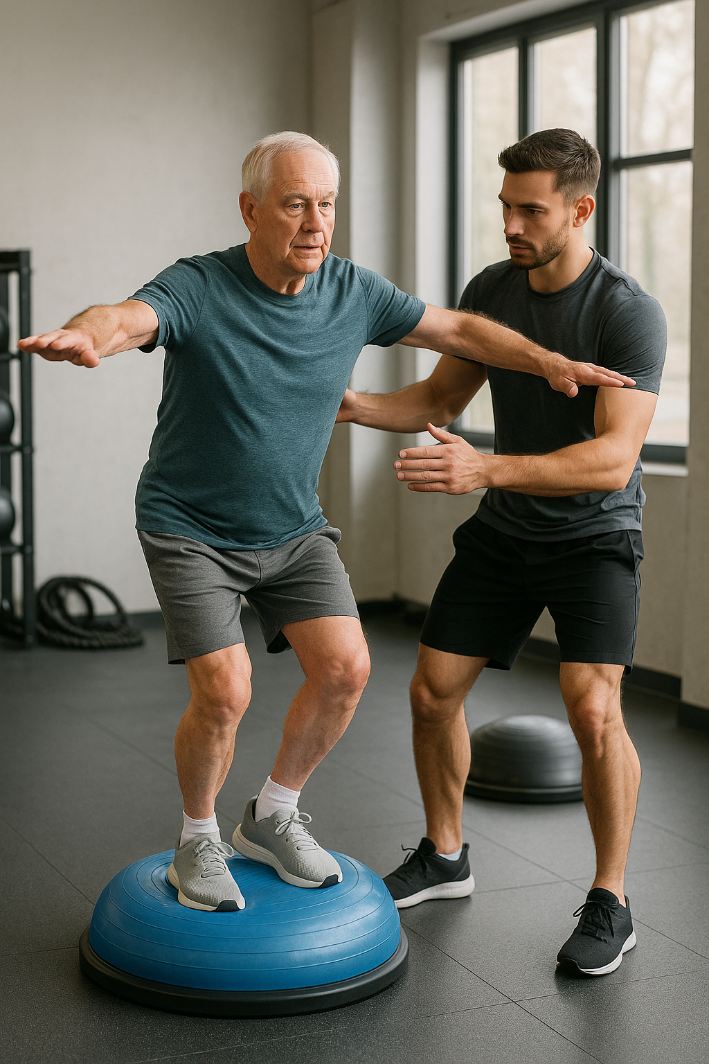 Verbessern Sie Ihre Stabilität mit dynamischen gleichgewichtsübungen für Alltag und Fitness - Illustration