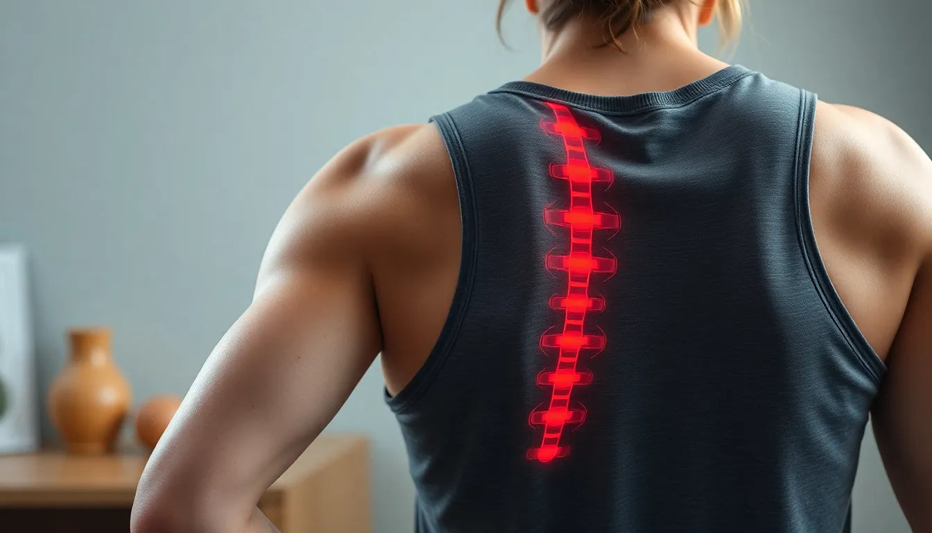 Übungsleser: einfache Übungen gegen akute Rückenschmerzen für zuhause - Illustration