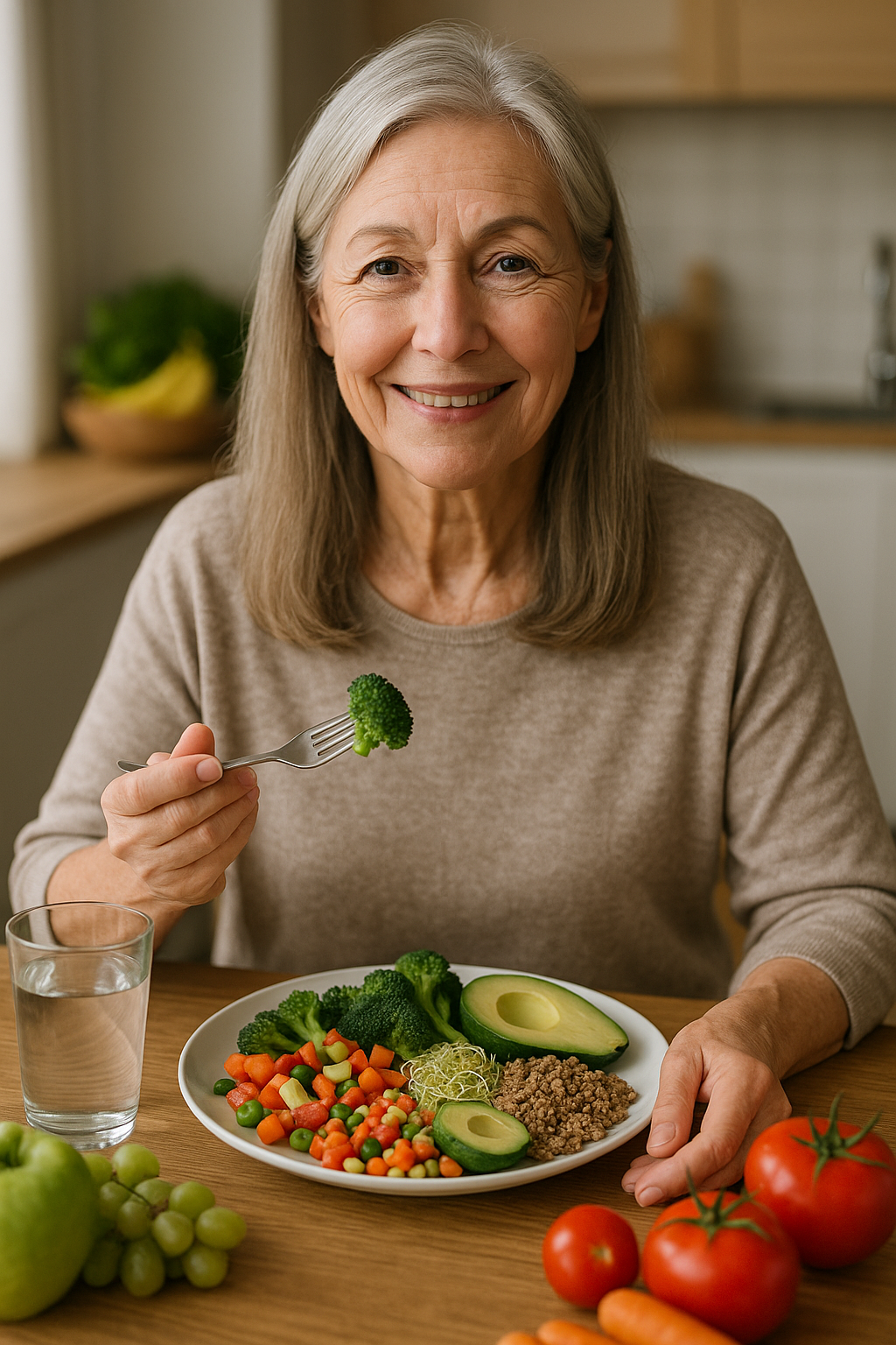 Gesund essen für ein längeres, glücklicheres Leben
