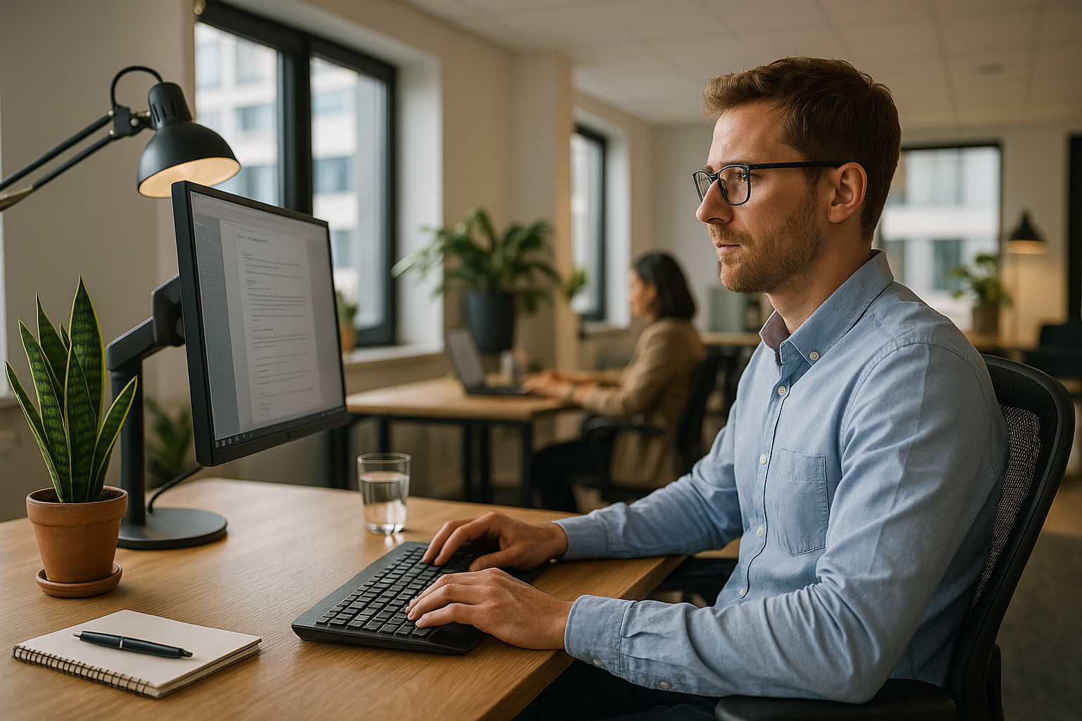 Optimale arbeitsumgebung: Ihr Schlüssel zu mehr Produktivität und Wohlbefinden - Illustration