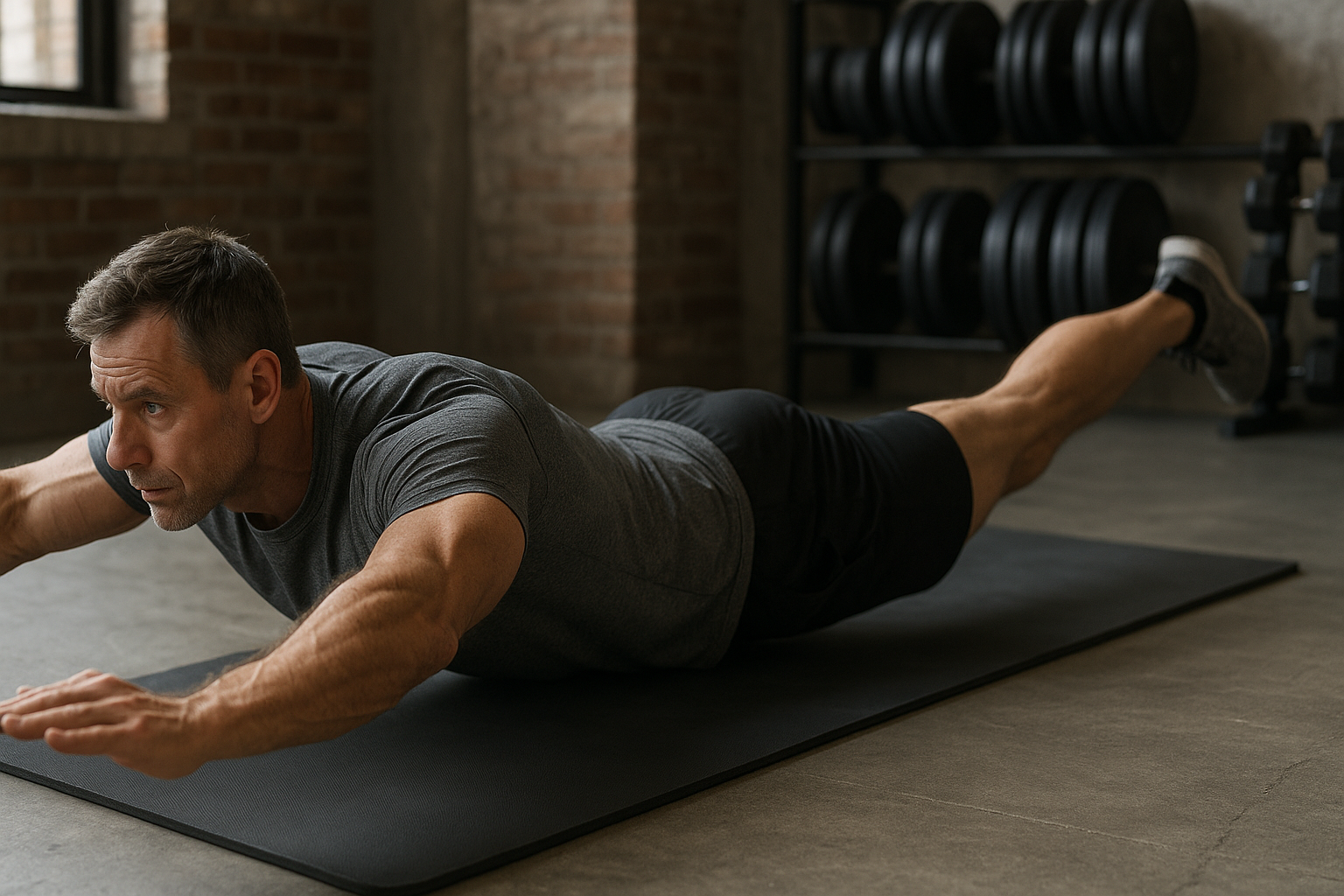 Stärke deinen Rücken mit diesen einfachen Übungen für zuhause - Illustration