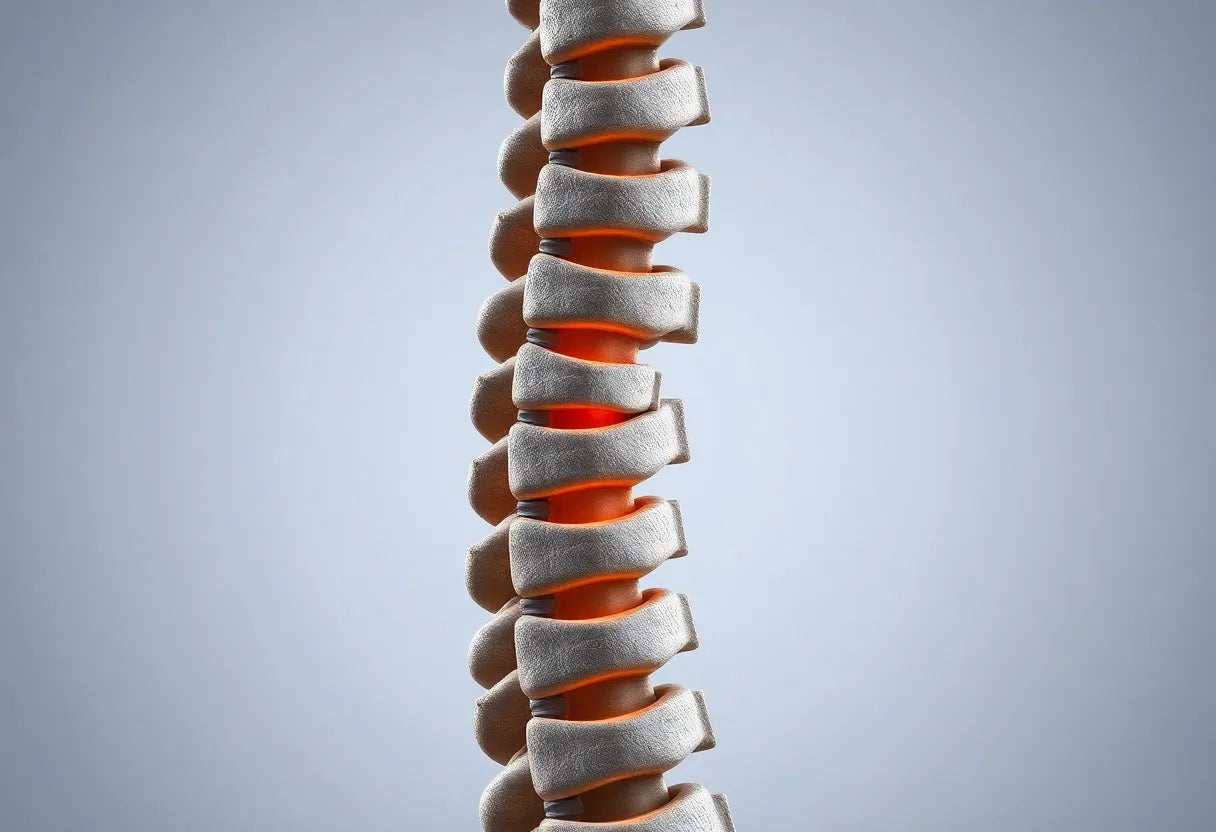 Wirbelsäule stabilisieren für ein schmerzfreies Leben - Illustration