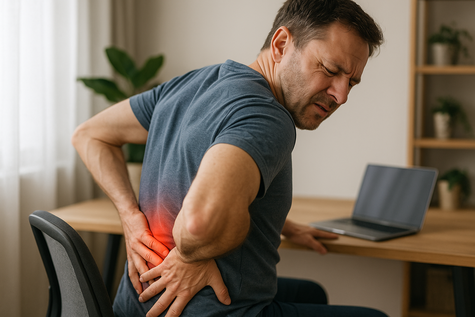 Empfindliche Lende: Ursachen erkennen und Schmerzen lindern - Illustration