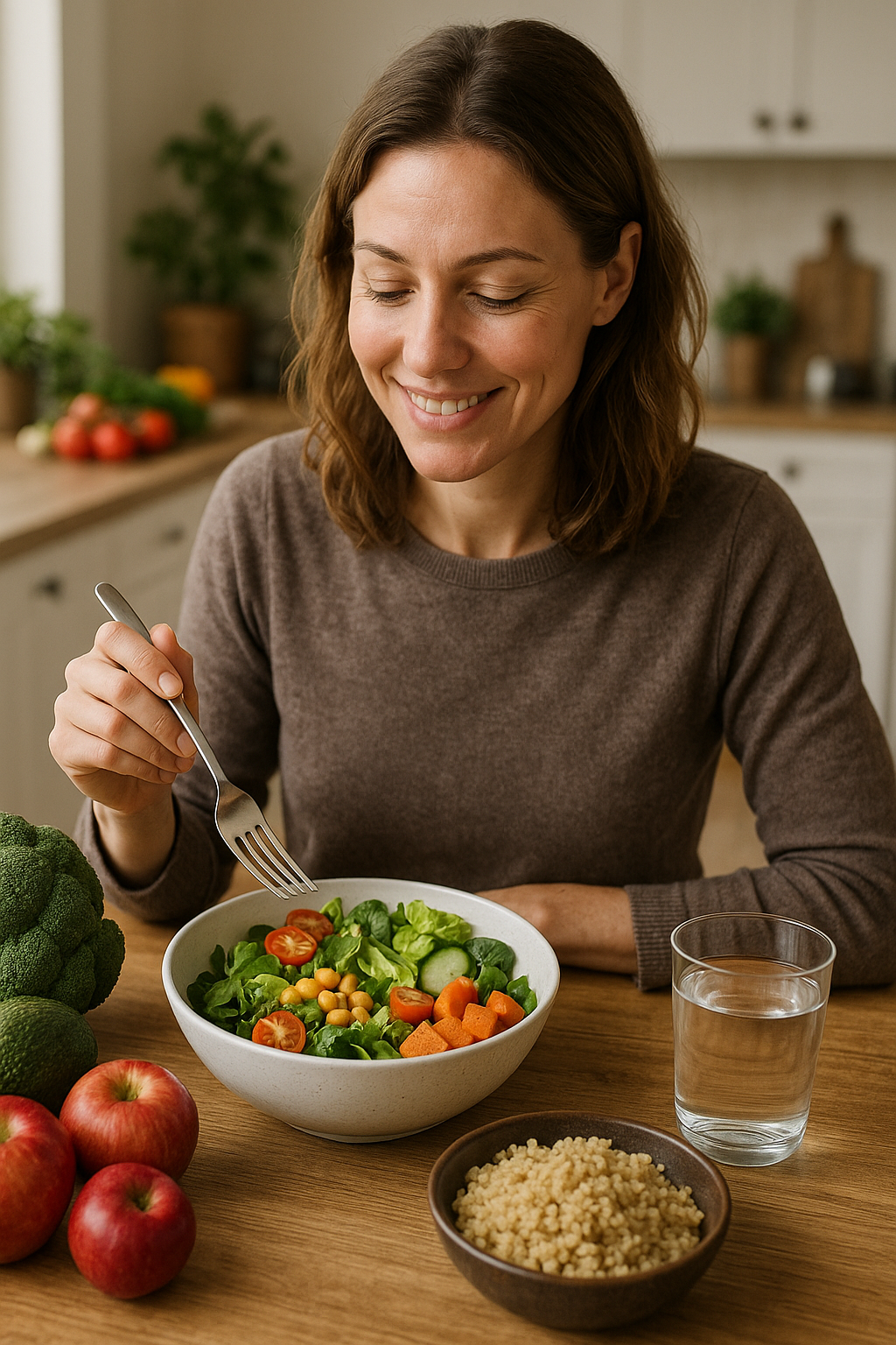 Ernährung als Schlüssel zu einem gesunden Leben: Tipps und Fakten für den Alltag - Illustration