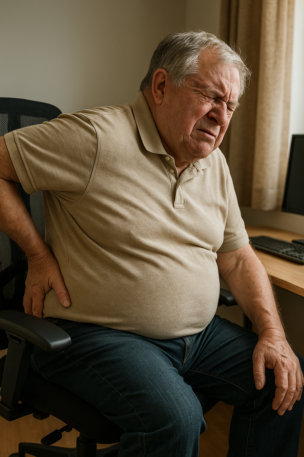 Leben ohne Rückenschmerzen: Tipps zur Linderung der Bandscheibendegeneration - Illustration