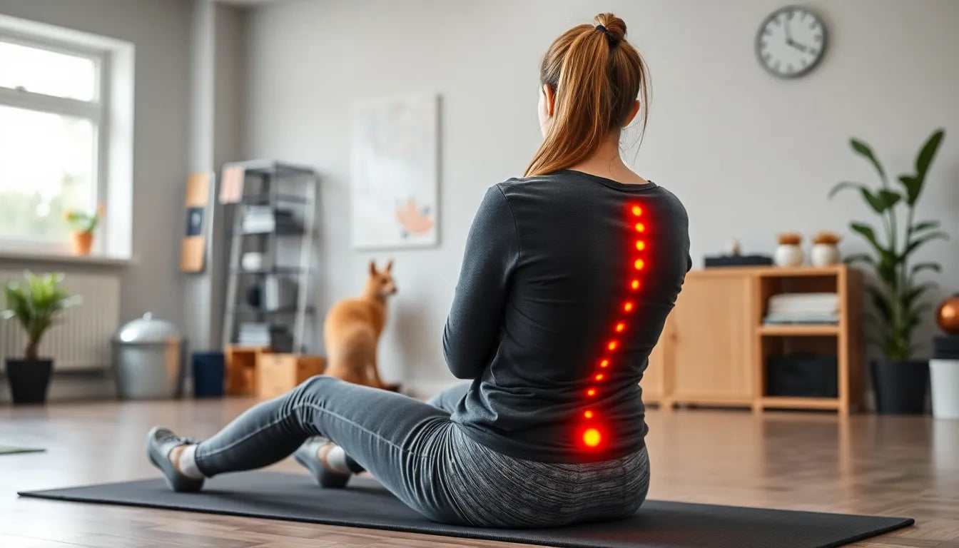 Bewegung als Lösung: Effektive Übungen gegen Ischiasbeschwerden - Illustration