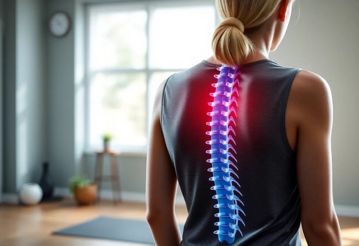 Befreie deine Halswirbelsäule: effektive Übungen bei Spinalstenose - Illustration