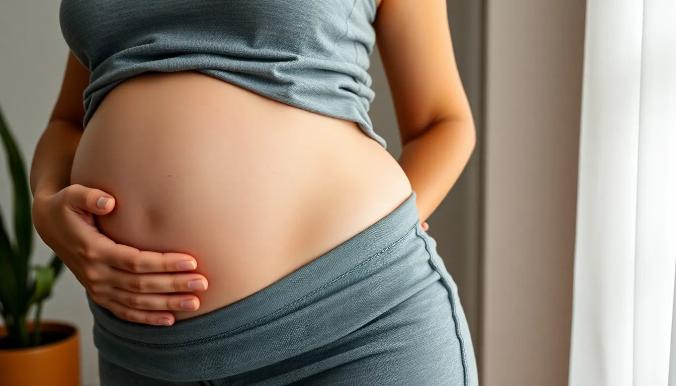 Übungsleser: effektive Übungen gegen Lendenschmerzen in der Schwangerschaft - Illustration