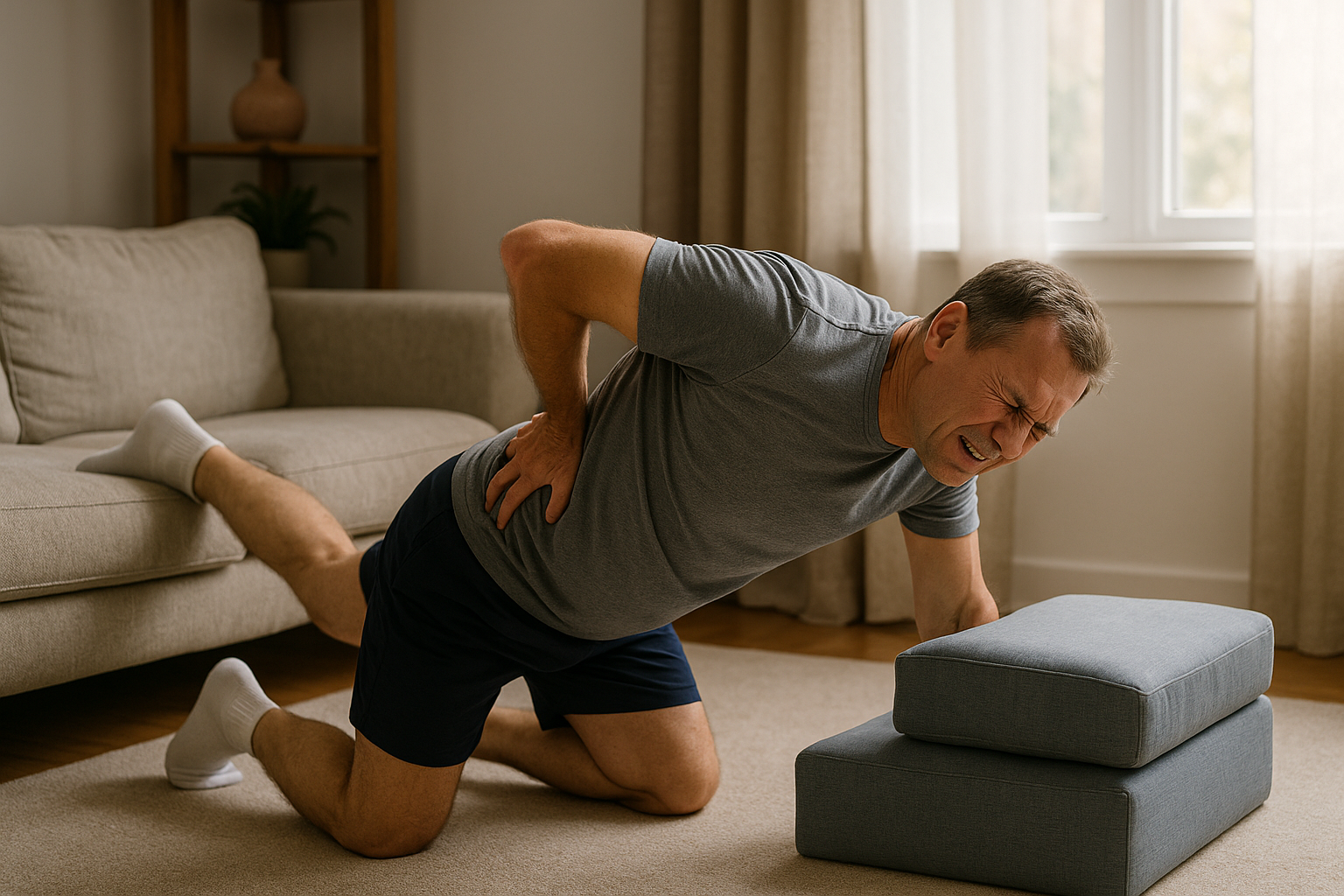Linderung in der Lende: effektive Übungen gegen Hexenschuss - Illustration