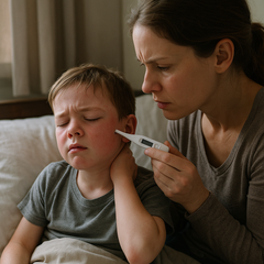 Nackenschmerzen und Fieber bei Kindern: Wann ist es ernst?