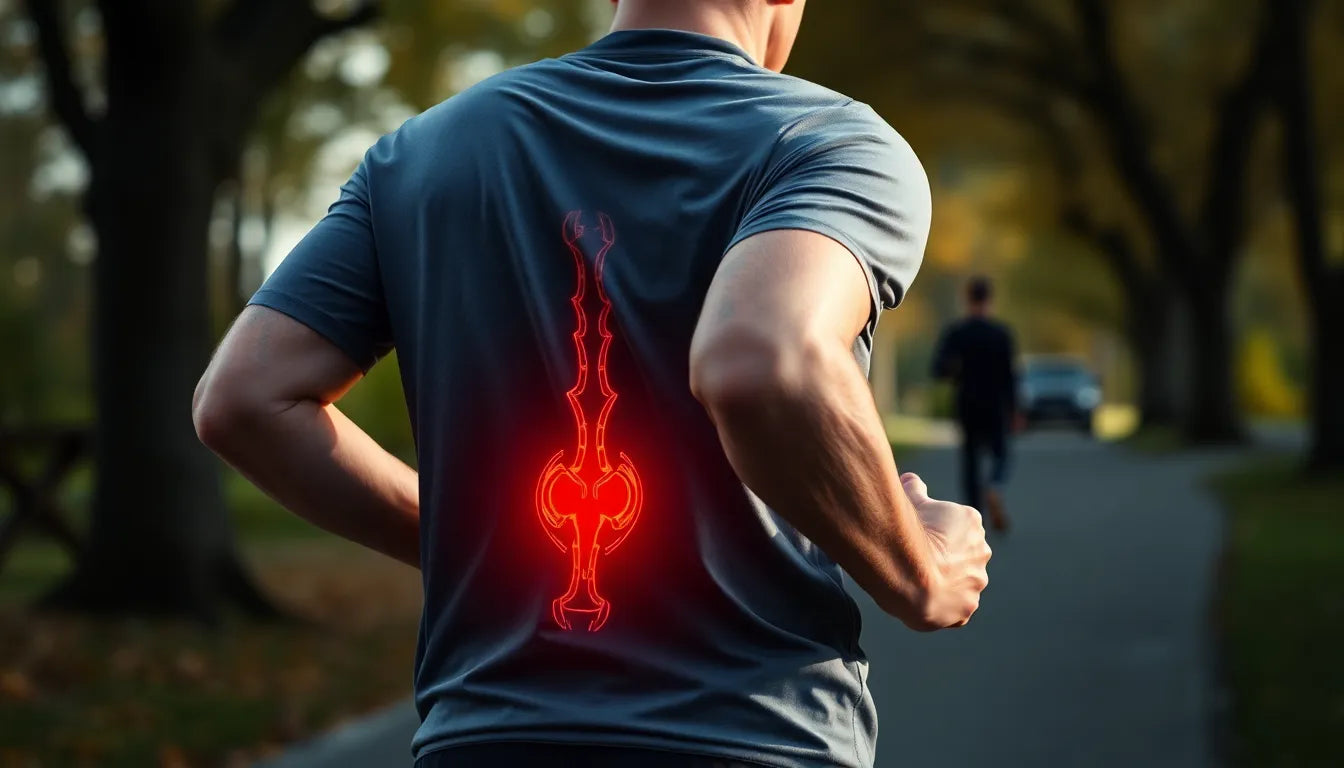 Lauf ohne rückenschmerzen: so meisterst du die strecke beschwerdefrei - Illustration