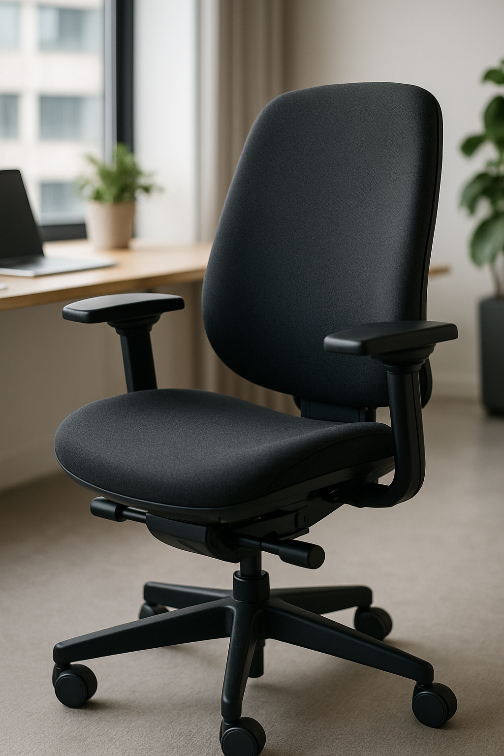 Ergonomischer stuhl: der Schlüssel zu gesundem Sitzen und gesteigerter Produktivität - Illustration