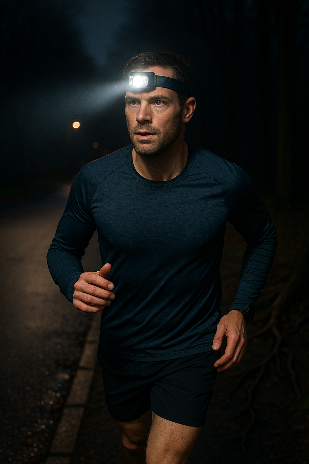 Stirnlampe zum laufen: der ultimative guide für sicheres und komfortables nachtjoggen - Illustration