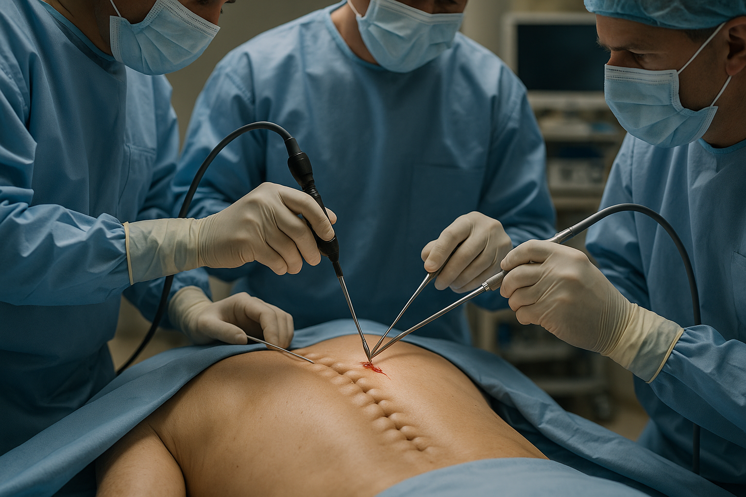 Minimalinvasive Eingriffe für ein schmerzfreies Leben - Illustration