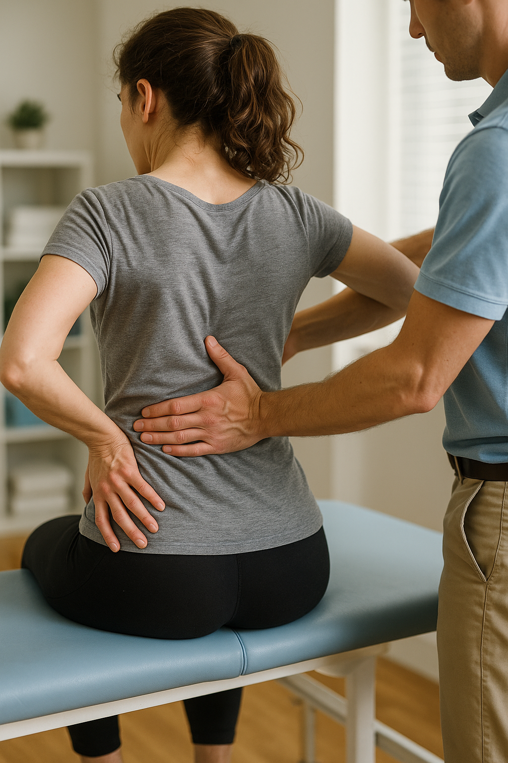 Entlastung für die Hüfte: So lindern Sie Skoliose-Schmerzen effektiv - Illustration