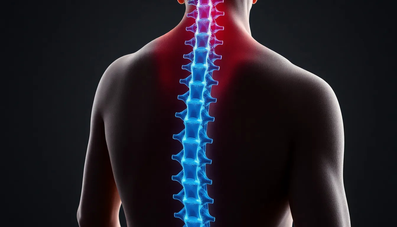 Spinalstenose verstehen und das Gleichgewicht wiederfinden - Illustration