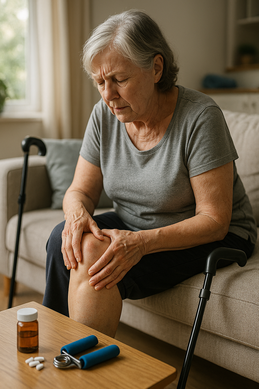 Bewegung statt Schmerz: Effektive Wege zur Arthrose-Behandlung entdecken - Illustration