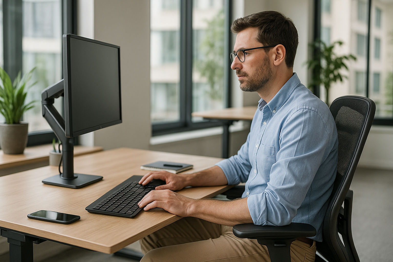 Ergonomisch arbeiten: So optimieren Sie Ihren Arbeitsplatz für mehr Wohlbefinden