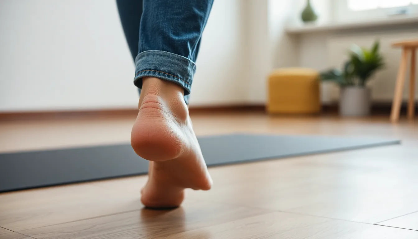 Übungsleser aufgepasst: effektive dehnübungen für den fuß für schmerzfreie schritte - Illustration