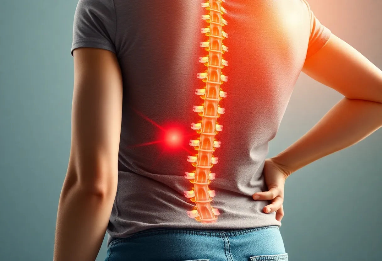 Wirbelsäule im Gleichgewicht: Tipps für eine gesunde Haltung im Alltag - Illustration