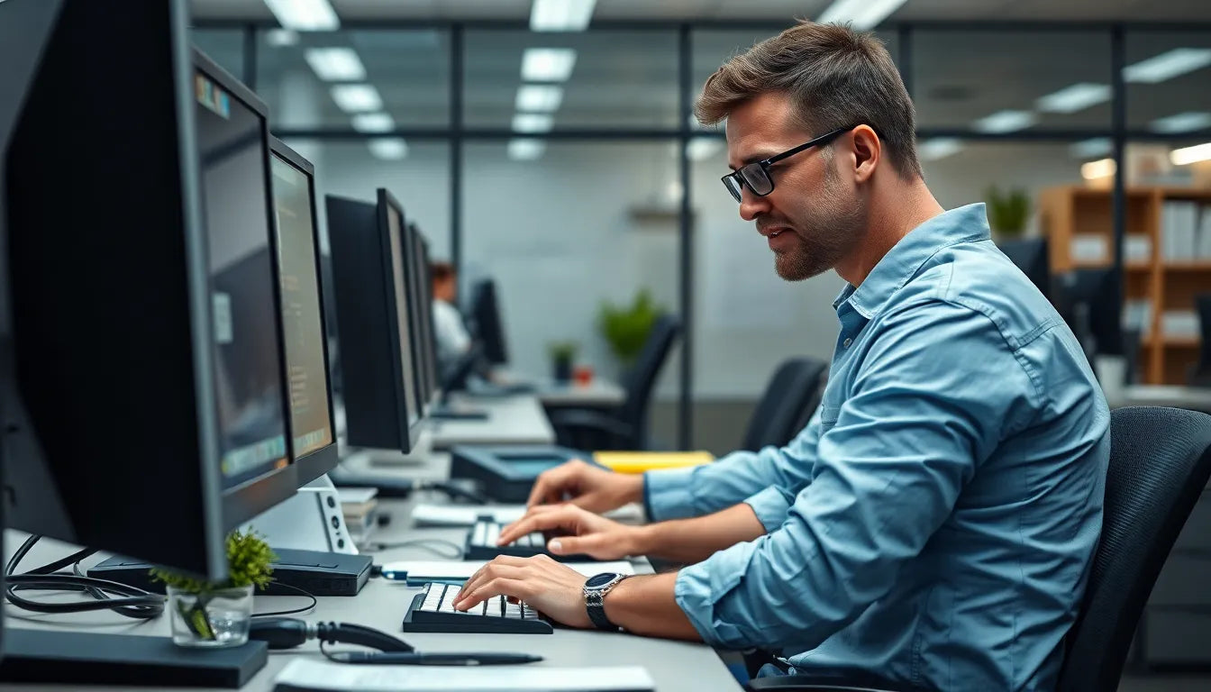 Ergonomie verstehen: der Schlüssel zu einem gesünderen Arbeitsplatz - Illustration