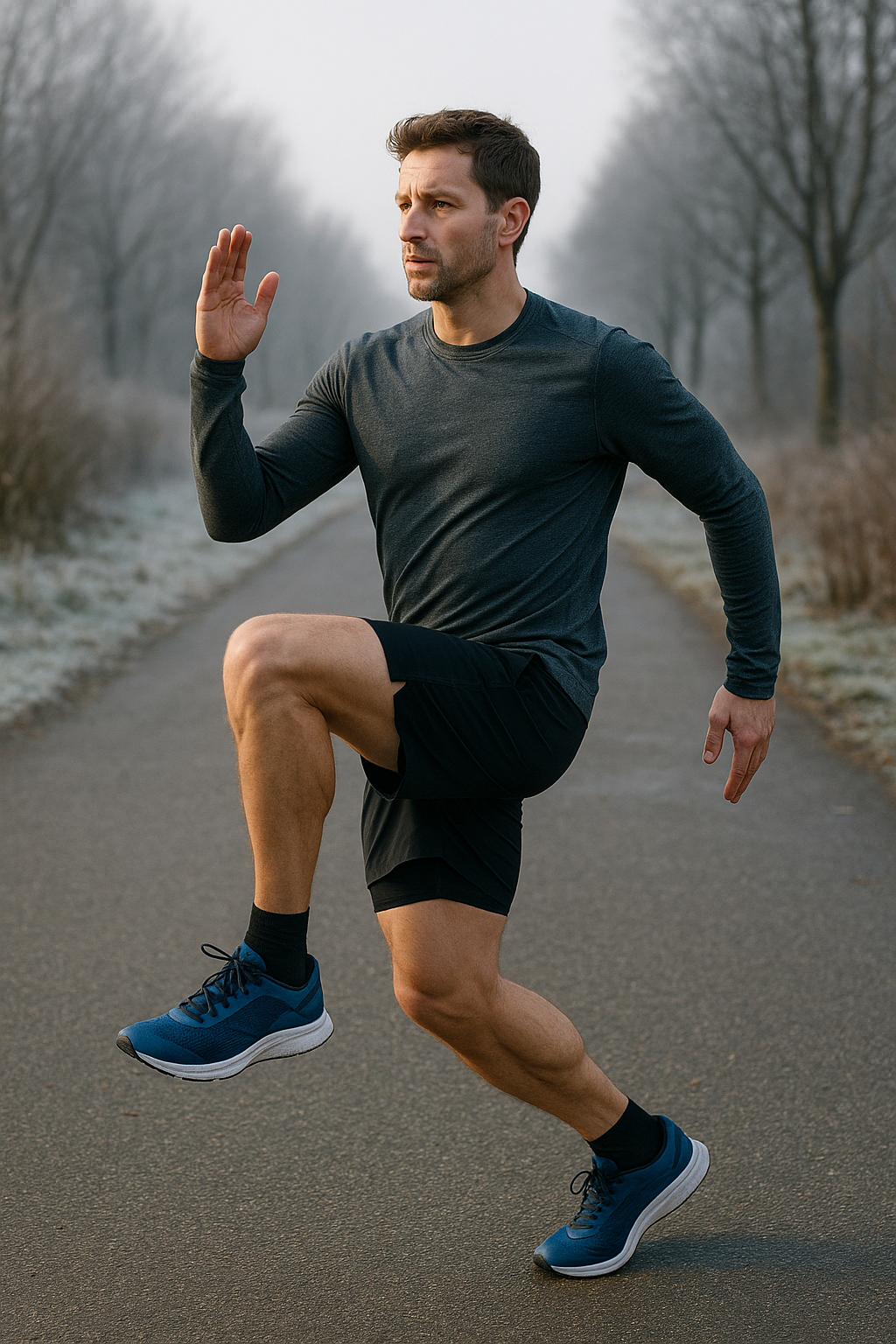 Effektive aufwärmübungen für ein sicheres und leistungsstarkes lauftraining - Illustration
