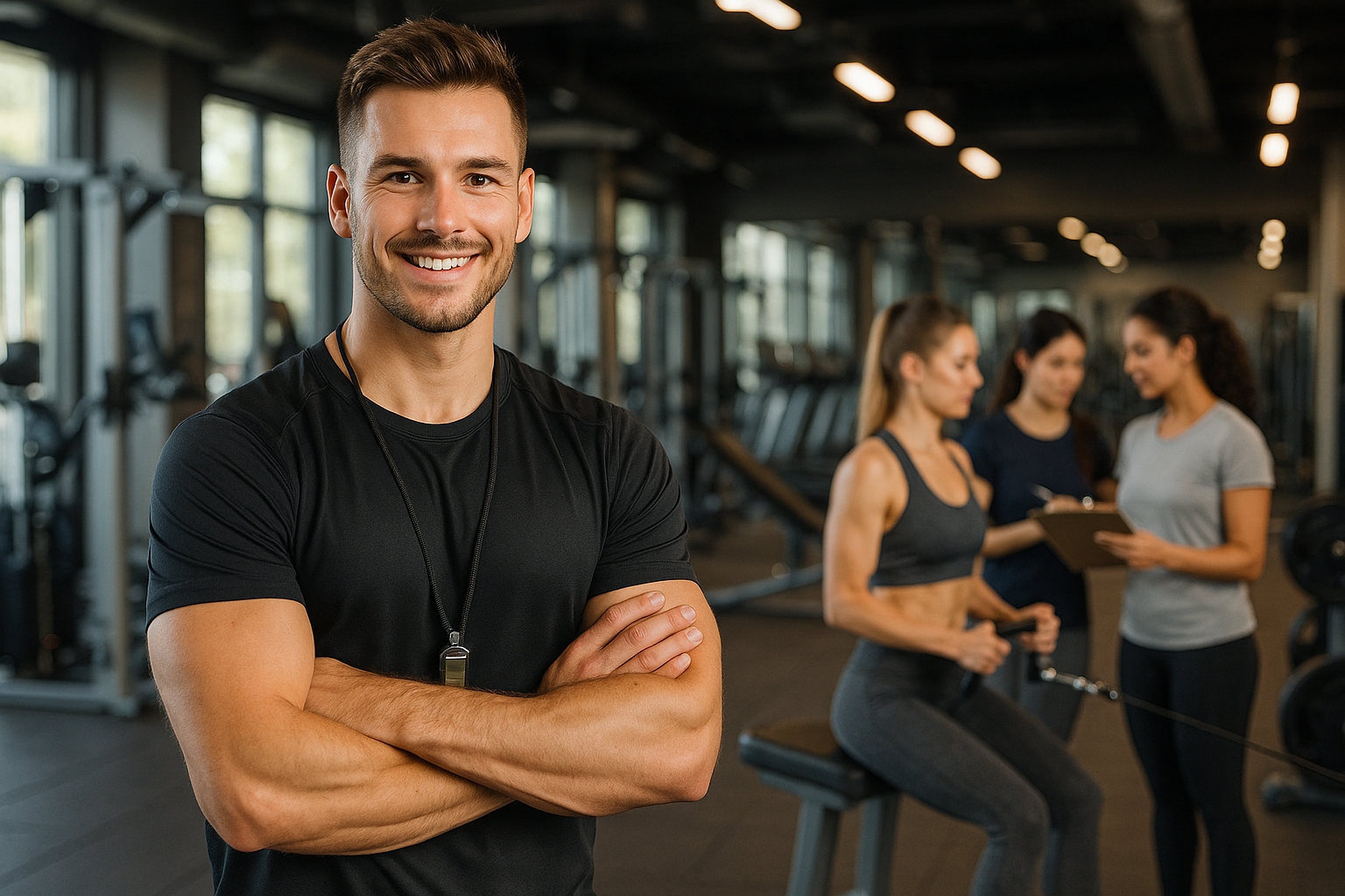 Fitness instruktor werden: dein Weg zur Karriere im Sport - Illustration
