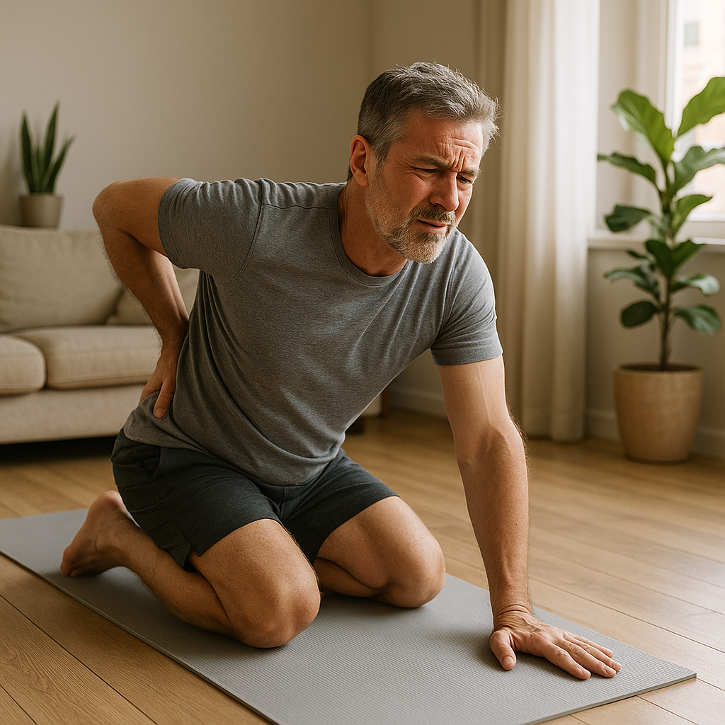 Lendenschmerzen ade: einfache Übungen für den Alltag - Illustration