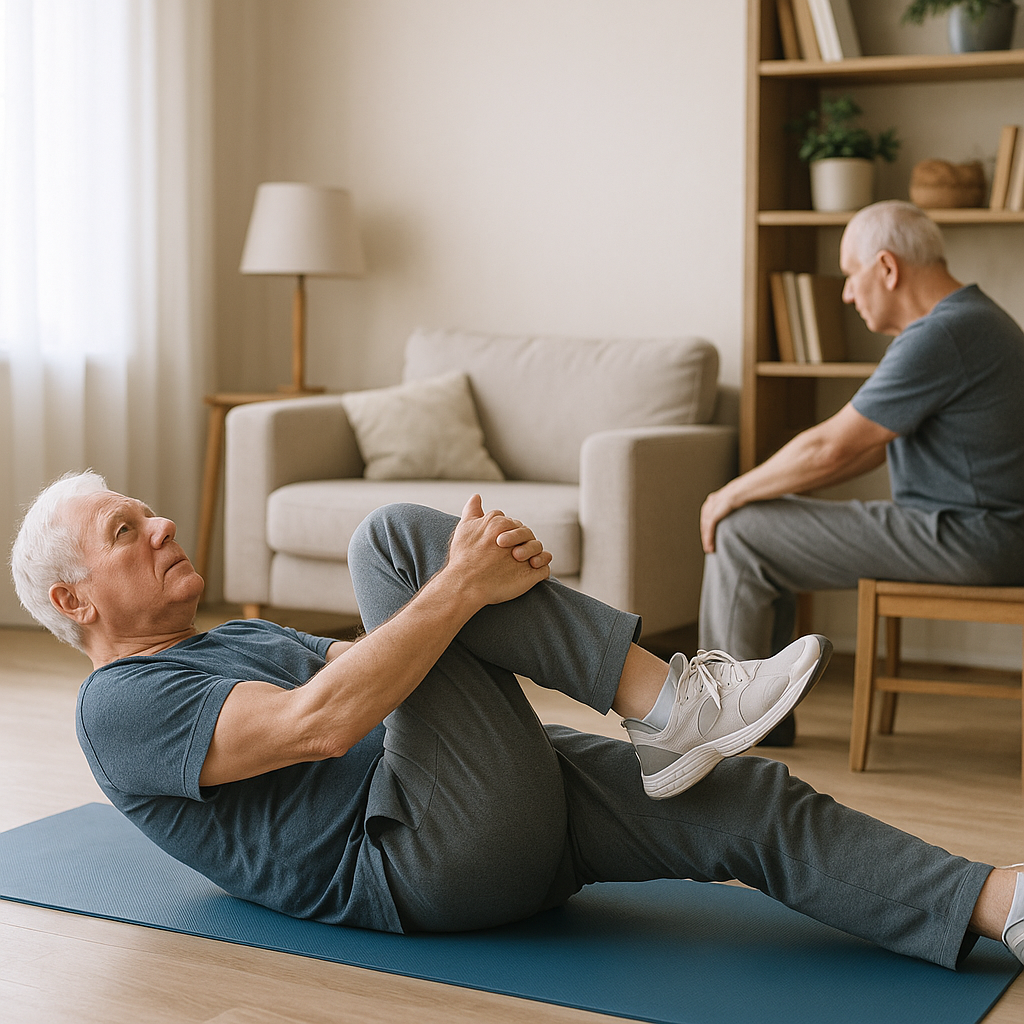 Linderung durch Bewegung: effektive Übungen gegen spinalstenose entdecken - Illustration