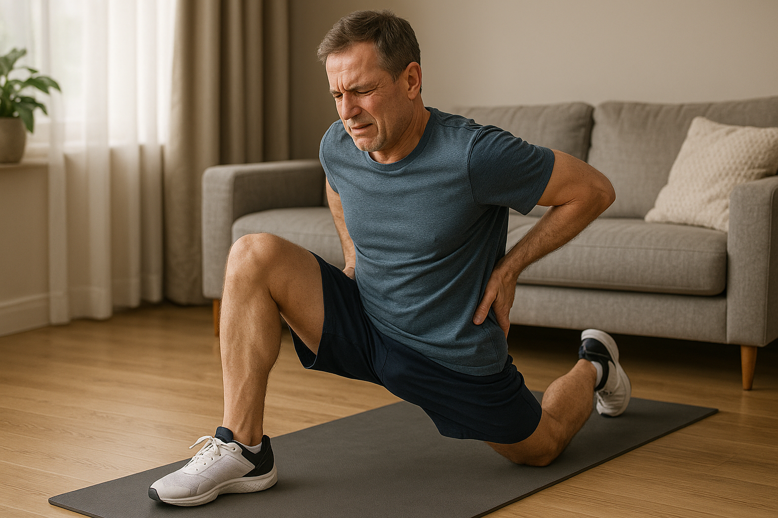 Übungsleser: hüftbeuger dehnen für mehr Beweglichkeit im Alltag