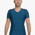 blaues Haltungsshirt für Herren