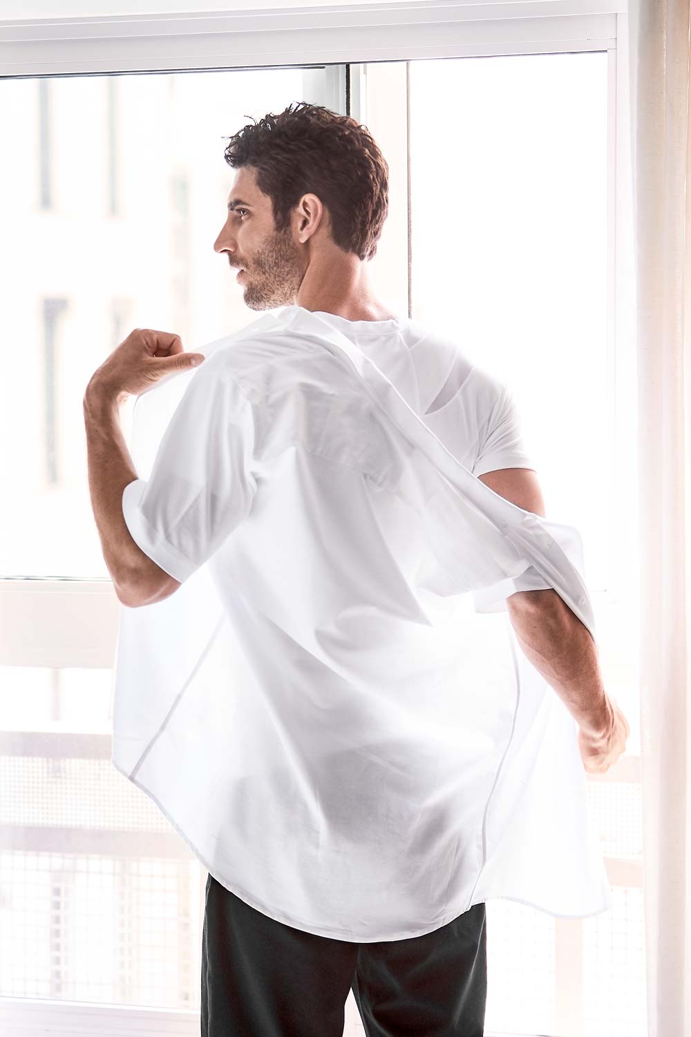Men's Posture Shirt™ Zipper - Weiß