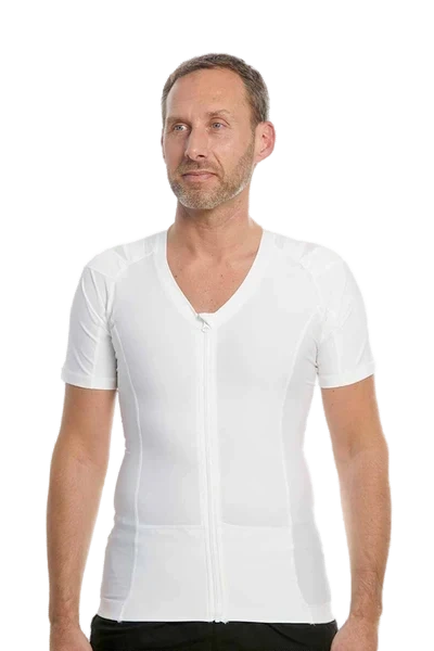 Men's Posture Shirt™ Zipper - Weiß