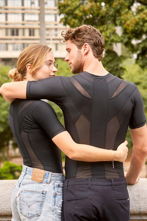 Women's Posture Shirt™ Zipper - Schwarz